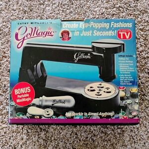 GEMAGIC BEDAZZLER Cathy Mitchell's Stud Setting Machine System‎ Tool Kit Unused!